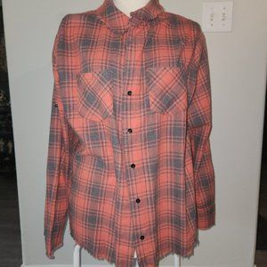 Jaded Gypsy red Flannel shirt